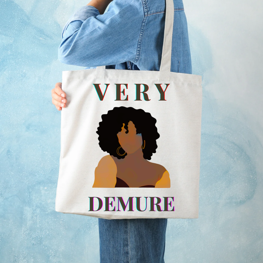 Very Demure Canvas Bag